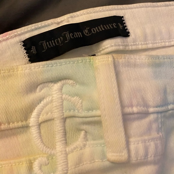 JUICY COUTURE PASTEL TIE DYE SKINNY JEANS! NWT! - Picture 5 of 6